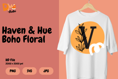 Haven &amp; Hue Boho Floral Monogram Product Image 1
