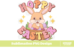 Easter Sublimation PNG Bundle Bunny Chick Farm Hip Hop Joy Product Image 5