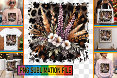 Elegant TSHIRT Gift Ideas PNG, Leopard Prints Product Image 1