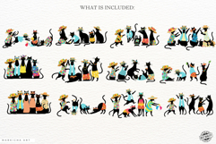 Summer Funny Cats Clipart Product Image 4