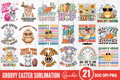 Gnome Easter Sublimation Bundle PNG Product Image 1