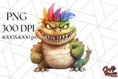 Angry Animal Clipart PNG, Duck, Aligator, Cow Product Image 3
