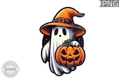 Halloween Ghost Sublimation Design - High-Quality 300 Dpi Product Image 1