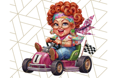 Wild Grandma Clipart PNGs, Funny Quirky Old Ladies Product Image 4