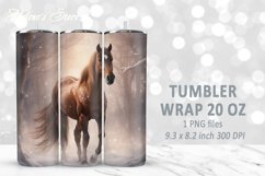 Christmas horse tumbler bundle| Winter Tumbler Sublimation Product Image 14