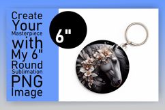 Bright Circle PNG Car Coaster Template , Horse Product Image 1