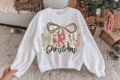 White Christmas Sweatshirt Flatlay Mockup Product Image 2