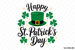 Happy St Patrick&#039;s day Svg Design | Svg Cut Files Product Image 1