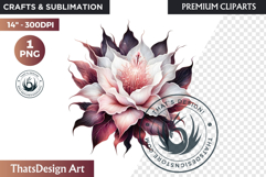 Pink Rose Gold flower Clipart, Abstract Flowers Wedding PNG Product Image 1