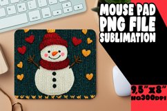 Radiant Mouse Pad Designs PNG, Snowman Product Image 1