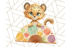 Tropical Fruit Party Animals PNG Clipart, Cute Summer Animal Product Image 4