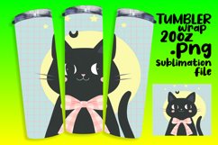 Cute Watercolor Kitten Tumbler Wrap Product Image 1