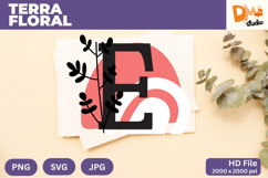Terra Floral Monogram Product Image 1