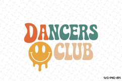 Overstimulated Dancers Club SVG | Quotes| SVG Cut Files Product Image 1