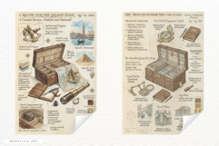 Ephemera Summer Travel Junk Journal Pages Product Image 6