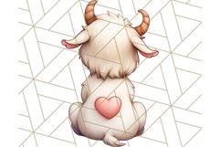 Cute Back View Sitting Animal Clipart PNG From Behind Product Image 4