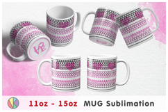 2 Adults Love Hidden Message Patterns - 11oz-15oz Bottom Mug Product Image 2