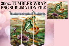 Sparkling Butterfly Sublimation Wrap 20oz Product Image 1