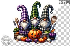 Halloween Kitchen Gnome Sublimation - Clipart PNG Design Product Image 1