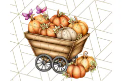 Fall Fairy House Clipart PNG, Autumn Homes and Decor Product Image 4