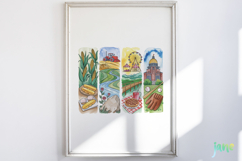Summer 50 States Brushstroke USA Clipart Product Image 2