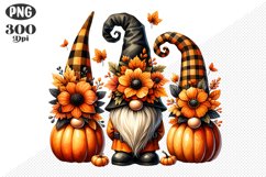 Halloween Gnomes Sublimation - Clipart PNG Design Product Image 1