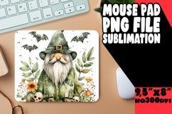 Halloween Fantasy Gnome Mouse Pad Design Festive Fun PNG Product Image 1