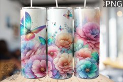 Glitter Butterfly Sublimation - Butterfly Tumbler Design Product Image 1