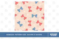 American 4th of July Coquette Bow Seamless Pattern Bundle Product Image 3