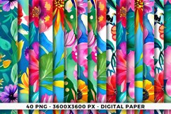 40 Magical Watercolor Flowers | Watercolor flowers BUNDLE Product Image 4