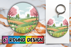Cozy Round Keychain Magic, Spring Product Image 1