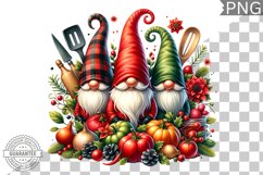 Christmas kitchen Gnome Sublimation - Clipart PNG Design Product Image 1