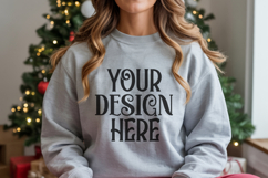 Christmas Gildan 18000 Heavy Blend Crewneck Sweatshirt Mocku Product Image 1