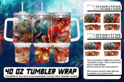 Sunshine Serenade: Tumbler Wrap Summer Product Image 1