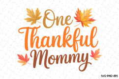 One Thankful Mommy Svg | Halloween Svg | Svg Cut Files Product Image 1