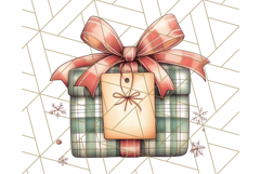 Vintage Christmas Ornaments and Presents PNG Holiday Clipart Product Image 4