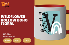 Wildflower Hollow Boho Floral Monogram Product Image 1