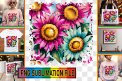 Vibrant TOTE BAG Designs Ideas, Flower Pattern Product Image 1