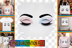Stylish PNG Art for TSHIRTS, Woman Eyes Product Image 1