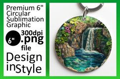Alluring 3D Summer Round Design Product Image 1