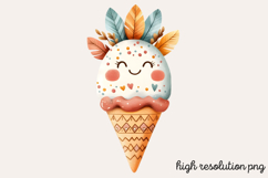 Boho Nursery Baby Clipart PNG Product Image 1
