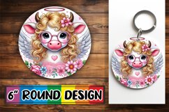 Radiant Sublimation Coasters, Valentines Product Image 1