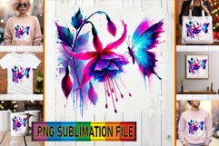 Elegant PNG TSHIRT Gift Ideas, Butterfly Product Image 1