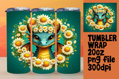VIBRANT 20oz Tumbler Artwork , Dragon Product Image 1