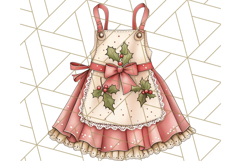 Christmas Cottagecore Kitchen Clipart PNG, Holiday Decor Product Image 4