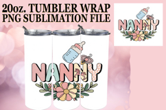 Cheerful days 20oz tumbler wrap, Profession Product Image 1