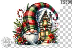 Christmas Gnome Sublimation - Clipart PNG Design Product Image 1