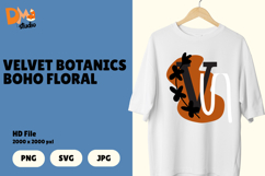 Velvet Botanics Boho Floral Monogram Product Image 1