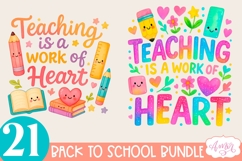 Back to school shirt PNG BUNDLE, Cute teacher sublimation Product Image 10