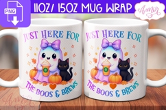 Halloween Season mug wrap PNG, Pumpkin Spice mug PNG Product Image 1